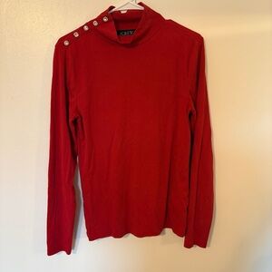 Bejeweled J Crew Mock Neck